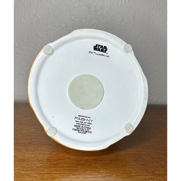 STAR WARS BB-8 DROID ROBOT CERAMIC COIN BANK - Picture 5 of 8